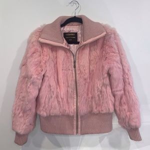 BABY PINK FUR COAT